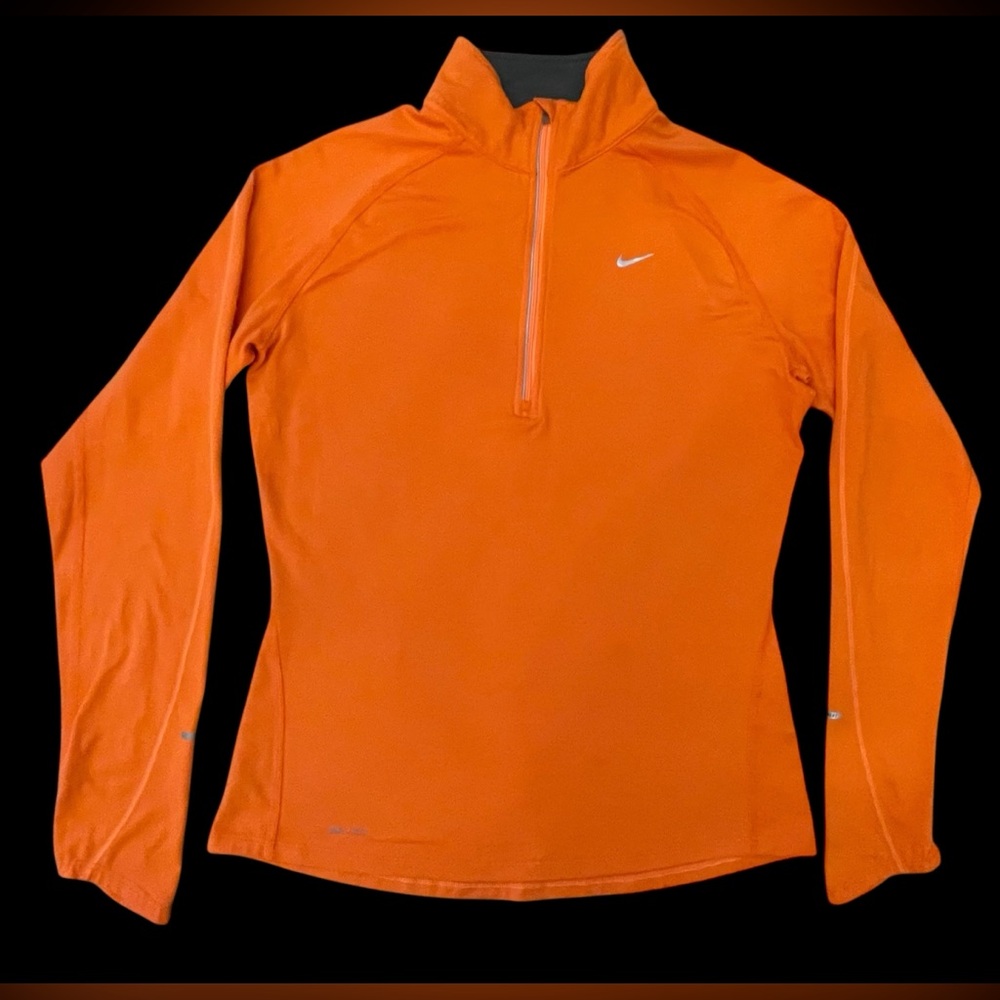 Nike Orange Long Sleeve Pullover